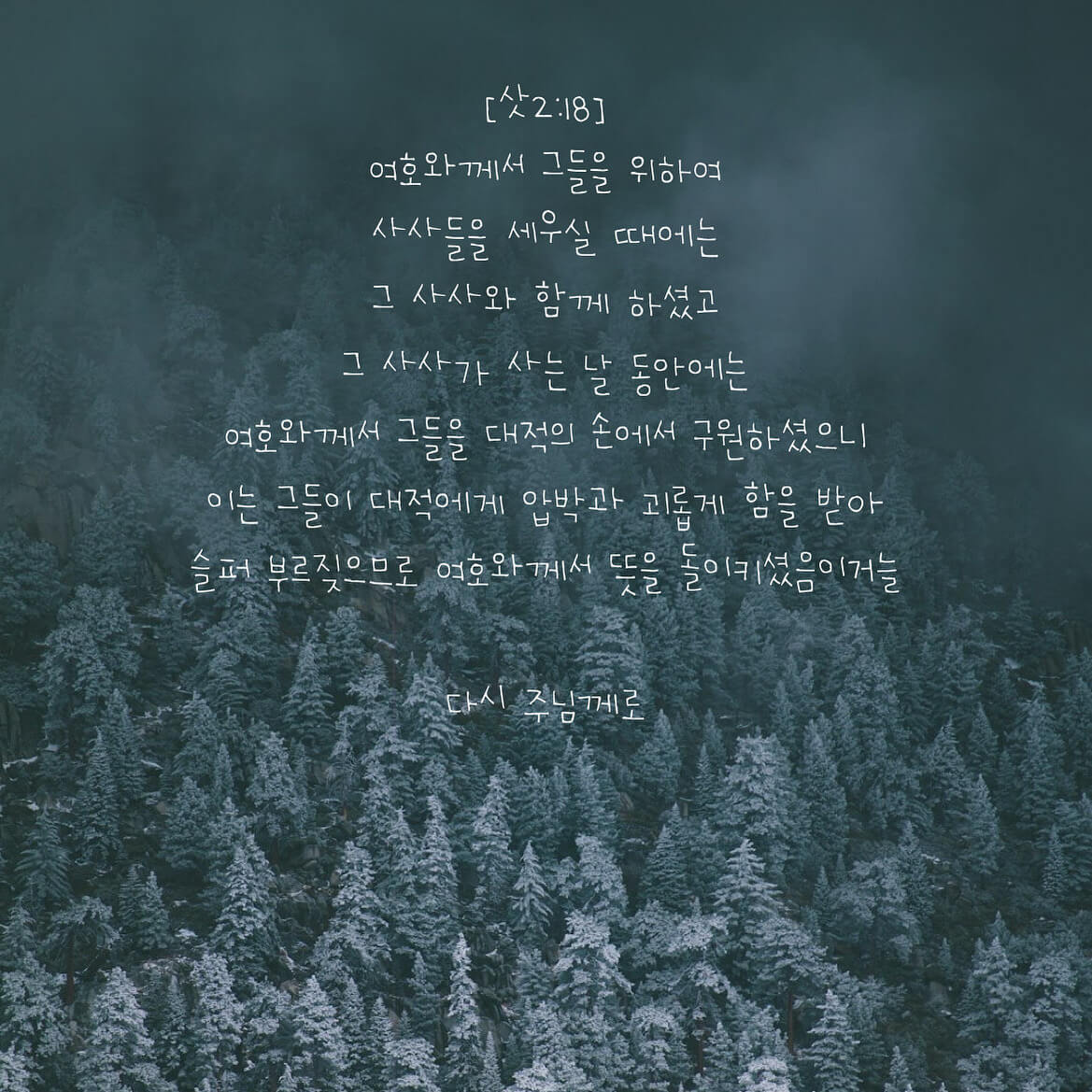 다시 주님께로