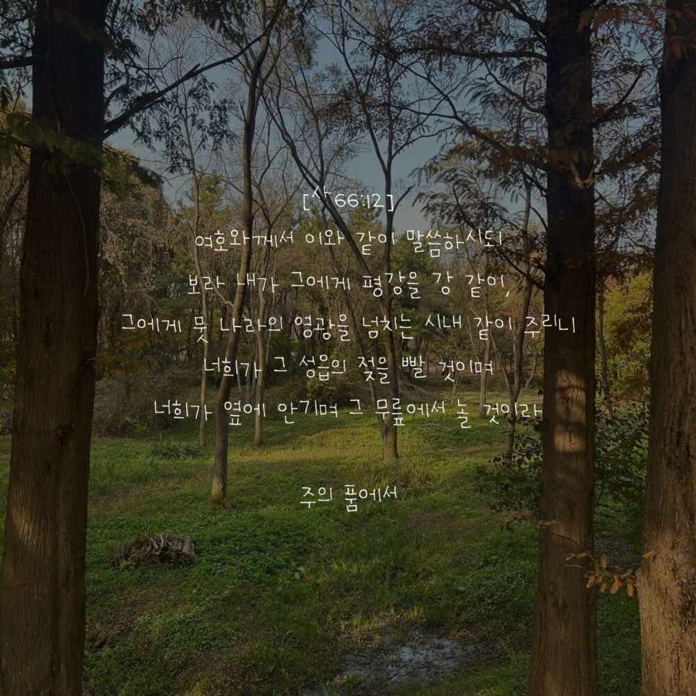 주의 품에서