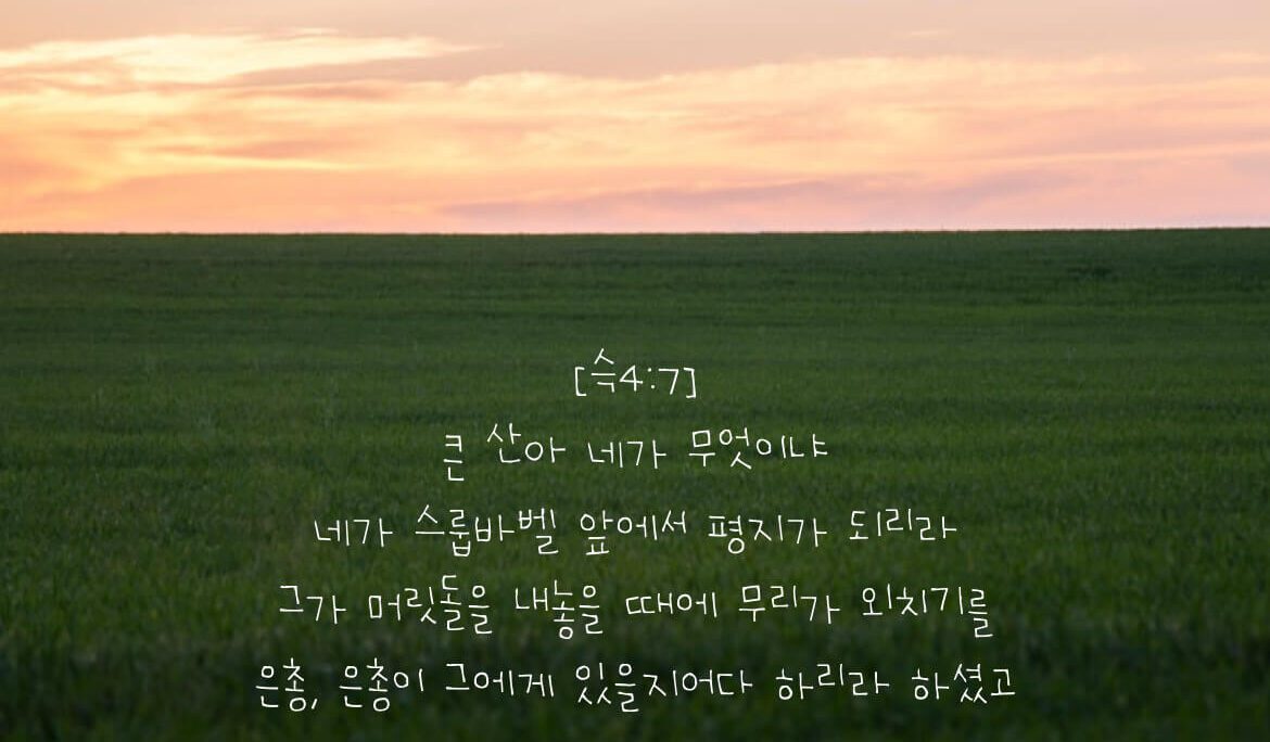 평지가 되리라