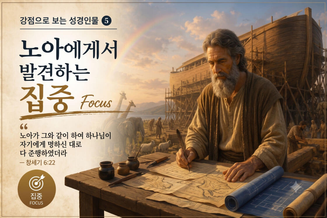 노아에게서 발견하는 집중