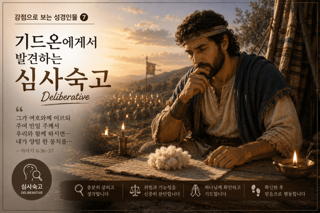 기드온에게서 발견하는 심사숙고